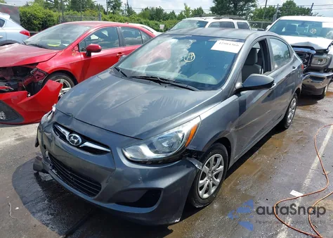 2012 Hyundai Accent Gls from USA, damaged, VIN KMHCT4AEXCU176987